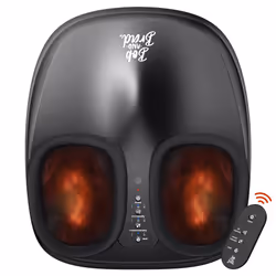 Bob and Brad Lite Foot Massager with Heat, Shiatsu Feet Massager for Plantar Fasciitis,Electric Foot Massagers Deep Kneading, ...