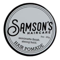 SAMSONS HAIRCARE Pomade All Day Hold for Classic Styles Waterbasednonsoluble Natural Ingredients Classic barbershop scent Natural Shine 3 oz