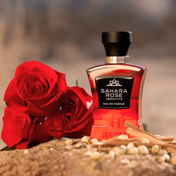 H HABIBI Sahara Rose Absolute Arabian Perfume for Men & Women - Sweet  Spicy  Musky Rose Perfume - With Notes of Sandalwood  White Musk & Amber Perfum