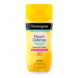 Neutrogena Beach Defense Sunscreen Lotion SPF 30, 198 ml (6.7 fl oz), Water + Sun Protection
