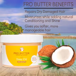 Fro Butter with Emu Oil-All Natural and Organic Hair Butter