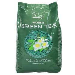 Waxness Wax Necessities Film Hard Wax Beads Green Tea 2.2 Pound