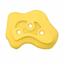 Gorilla Playsets 07-0008-Y Rock Climbing Wall Rocks for Swing Sets  Includes Hardware - Yellow