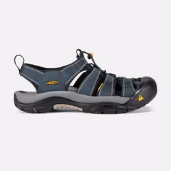 KEEN Newport H2, Male, Adult, Grey, Navy, Pattern, Rubber, Polyester