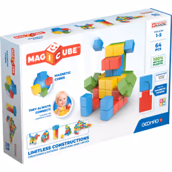 Geomag MagiCube Full Color Recycled Try me, Neodymium magnet toy, 1 yr(s), Multicolour