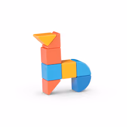 Geomag MagiCube 3 Shapes Recycled Animals - Additional view 8