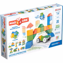 Geomag MagiCube 4 Shapes Recycled World, 15 yr(s), 32 pc(s)