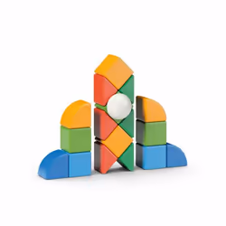 Geomag Magicube Shapes Recycled Little World 25 pcs - Additional view 3