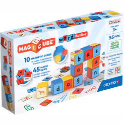Magicube Magnetic Shapes Word Builder - 55 Pieces