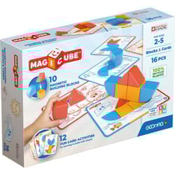 Geomag Magicube Building Blocks And Cards 16 Pcs
