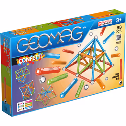 Geomag Confetti 88 pcs, Neodymium magnet toy, 3 yr(s), Multicolour