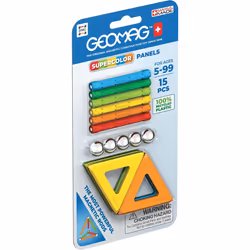 Geomag Supercolor Panels Recycled Blister, Neodymium magnet toy, 5 yr(s), Multicolour