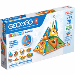 Geomag SuperColor Panels Recycled, Neodymium magnet toy, 5 yr(s), Multicolour
