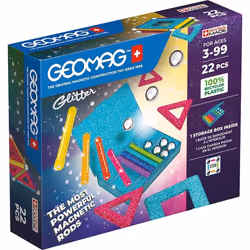 Geomag Glitter Panels Recycled, Neodymium magnet toy, 3 yr(s), Multicolour