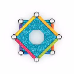 Geomag Glitter Panels Recycled Neodymium magnet toy - Additional view 4