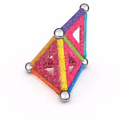Geomag Glitter Panels Recycled Neodymium magnet toy - Additional view 8