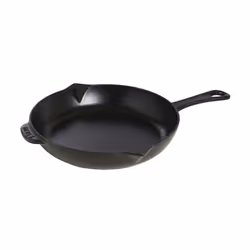 Staub Cast Iron 10-inch Fry Pan - Matte Black Made in France
