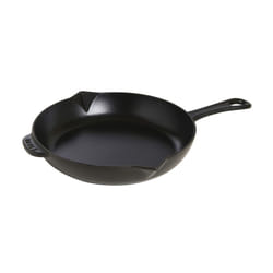 Staub Cast Iron 10-inch Fry Pan - Matte Black  Made in France