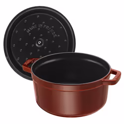 Staub Cast Iron 2.75-qt Round Cocotte - Grenadine  Made in France