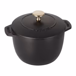 Staub Cast Iron 1.5-qt Petite French Oven - Matte Black Made in France