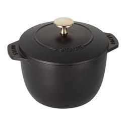 Staub Cast Iron 1.5-qt Petite French Oven - Matte Black  Made in France