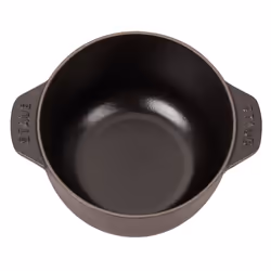 Staub Cast Iron 1.5-qt Petite French Oven - Matte Black  Made in France