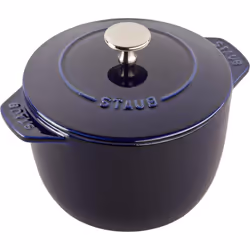 Staub Cast Iron 1.5-qt Petite French Oven - Dark Blue  Made in France