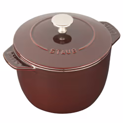 Staub Cast Iron 1.5-qt Petite French Oven - Grenadine Made in France