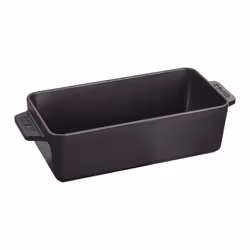 Staub Cast Iron 12.75-inch x 5.25-inch Loaf Pan - Matte Black Made in France