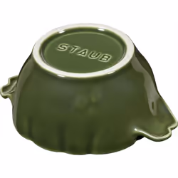 STAUB Ceramics Dutch Oven 16-oz Petite Artichoke Cocotte  Basil