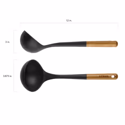 STAUB Soup Ladle  Perfect for Serving Hot Soup  Portion Batter for Pan