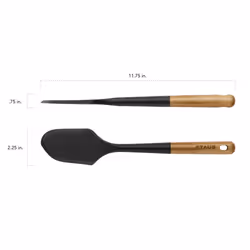 STAUB Silcone Spatula  Great for Mixing  Folding  Scraping  and Spread