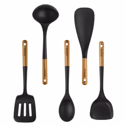 Staub Silicone Cooking Utensils  5  Black