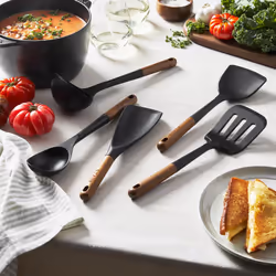 Staub Silicone Cooking Utensils  5  Black