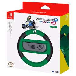 Hori Mario Kart 8 Deluxe Racing Wheel Luigi, Nintendo Switch, Nintendo Switch, Racing wheel, Green, 1 pc(s), Box
