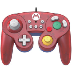 Hori Battle Pad (Mario) Blue, Red, Translucent USB Gamepad Nintendo Switch