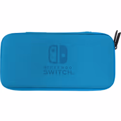 Hori NS2-012U, Hardshell case, Nintendo, Blue, Nintendo Switch, Dust resistant, Scratch resistant, Zipper