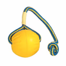 Starmark Swing & Fling DuraFoam Fetch Ball, Dog, Ball, Yellow, 6.35 cm