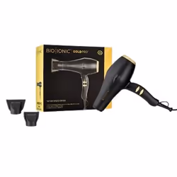 Bio Ionic GoldPro Speed Dryer, Black, Gold, Monochromatic, Buttons, 1875 W, 1 pc(s)