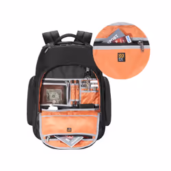 Everki Atlas backpack Black, Orange - Additional view 6