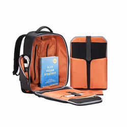 Everki Atlas backpack Black, Orange - Additional view 7