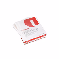 Universal 21126 Top-Load Poly Sheet Protectors, Std Gauge, Nonglare, Clear, 50-Box