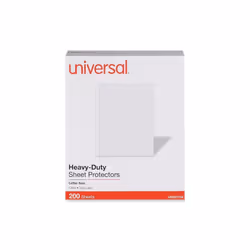 Universal UNV21134 Heavyweight Sheet Protectors - Pack of 200