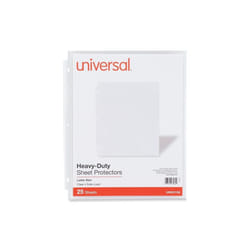 Universal UNV21136 Side Load Sheet Protectors - Pack of 25