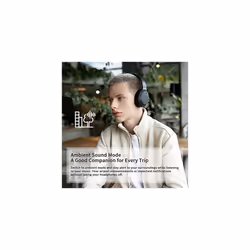 Edifier W820NB Active Noise Cancelling Bluetooth Headphones, Wireless Over Ear Bluetooth Headphones - Hi-Res Audio - 49H Playtime - Over-ear style,