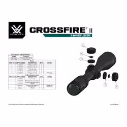 Vortex 3-9x40 Crossfire II Riflescope V-Plex CF2-31005