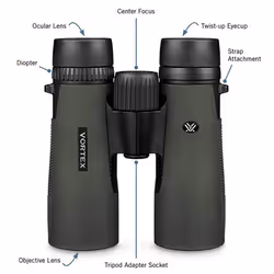 Vortex Optics Diamondback HD 10x42 Binoculars - HD Optical System, Non - Additional view 5