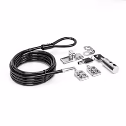 Rocstor Y10C181-B1 cable lock Black 2.4 m