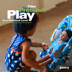Joovy Toy Booster Seat & Functional Doll Car Seat Featuring Crash-Tested Latch System for Safety  Machine-Washable Cover for Easy Cleaning  and Five-P
