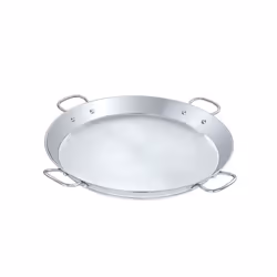 Concord Premium Stainless Steel Paella Pan with Heavy Duty Triply Bottom (20"""" (50 CM))